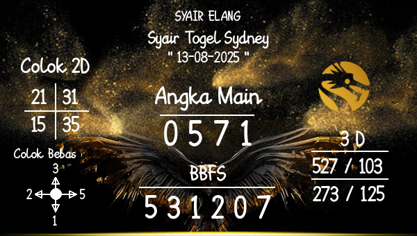 SYAIR ELANG - Syair Togel Sydney